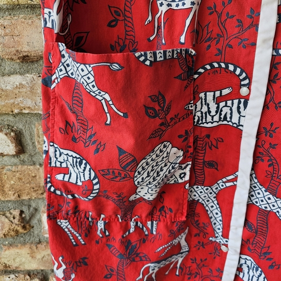 Vintage Button-Down Housedress, Robe, Dressing Gown, Smock - Picture 8 of 15